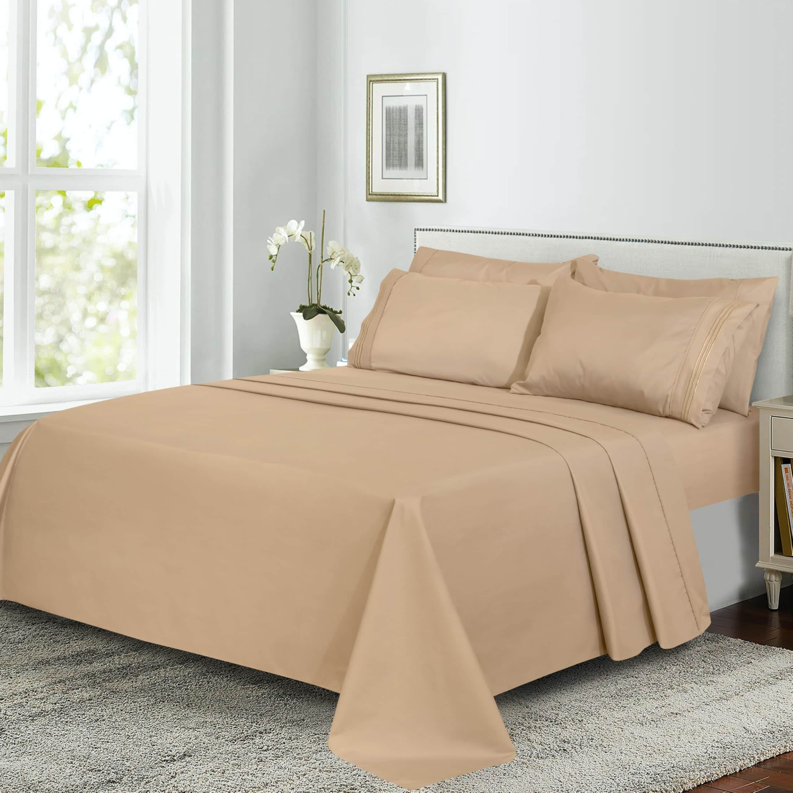 Juego de Sábanas de Lujo de Microfibra - Juego Completo de - Imagen 6