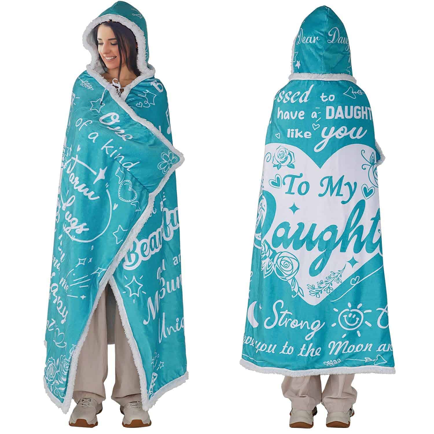Regalos para Hija de Mamá, Manta con Capucha Regalos para