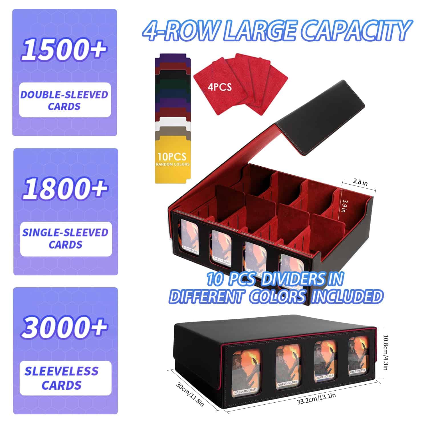 Caja de Almacenamiento de Tarjetas Scimi para Cartas de - Imagen 3