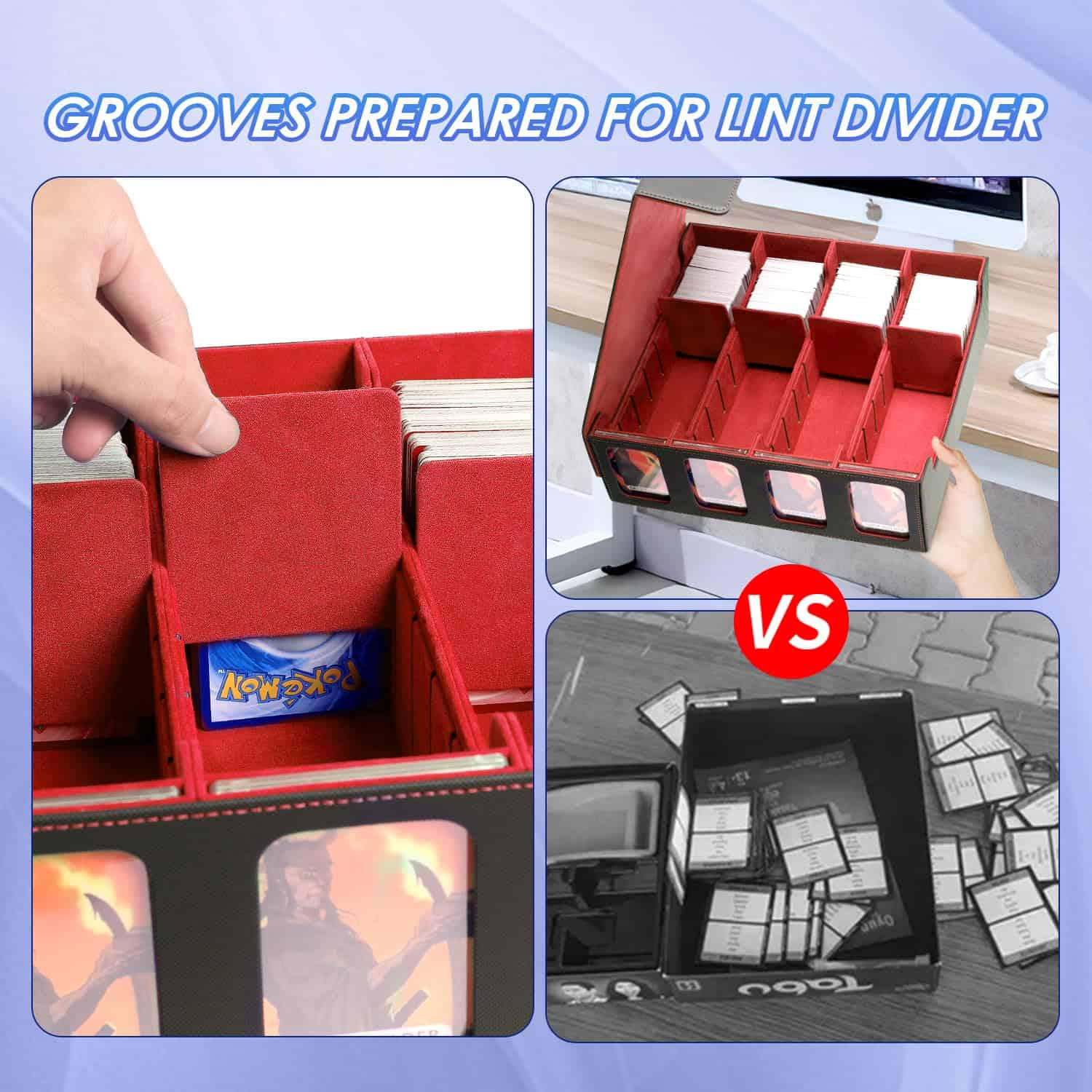 Caja de Almacenamiento de Tarjetas Scimi para Cartas de - Imagen 7