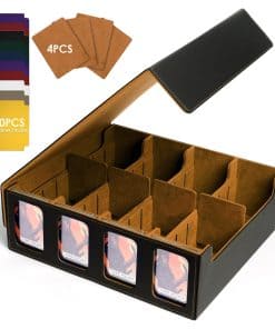 Caja de Almacenamiento de Cartas Scimi Para -Negro/Marrón