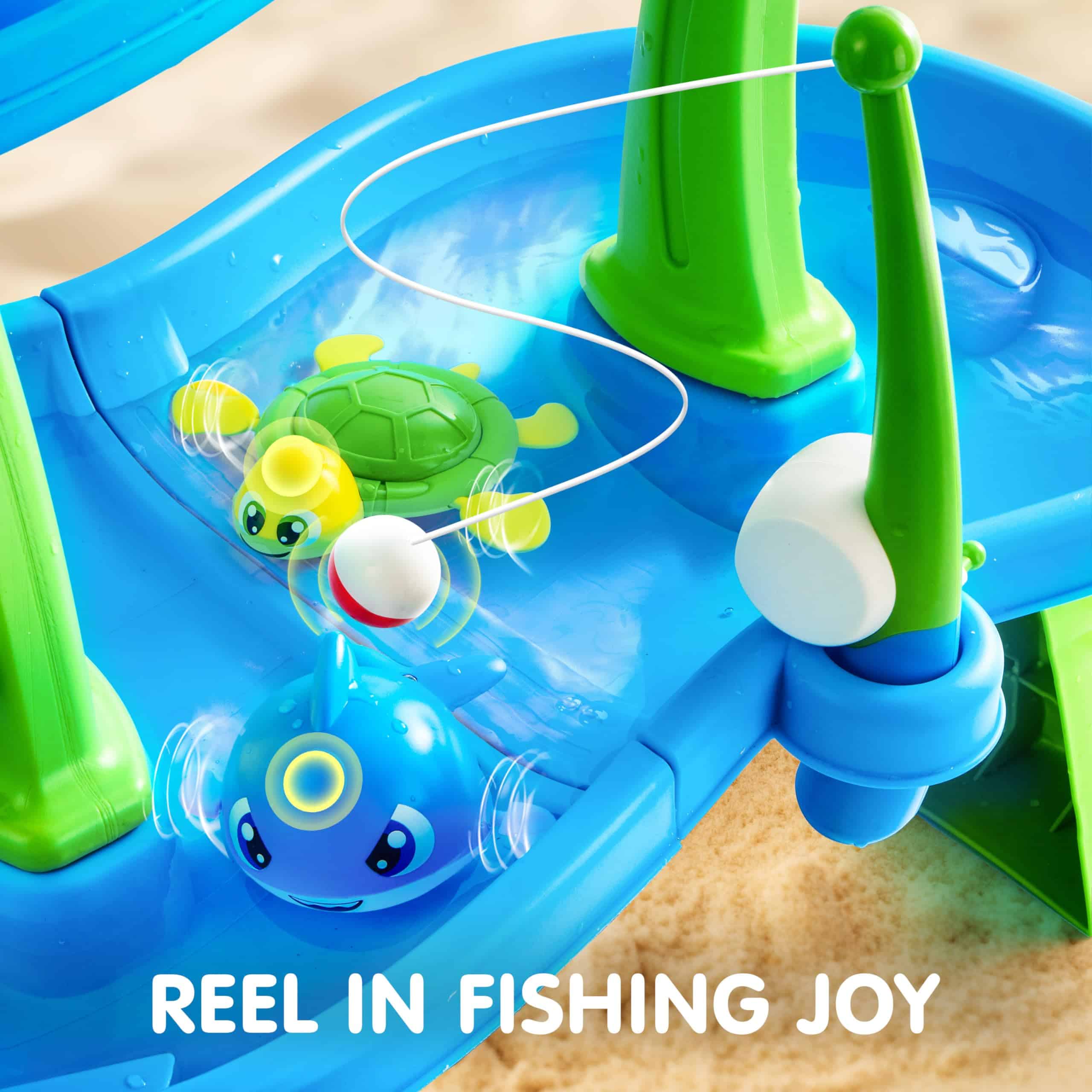 Mesa de Agua y Arena para Niños, Mesa de Agua de 3 Niveles - Imagen 9