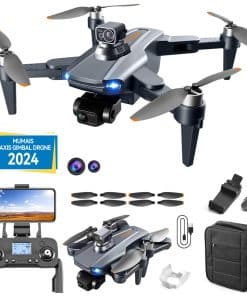 MUMAIS Drone de Eje 3 con Estabilizador Brushless, Drones