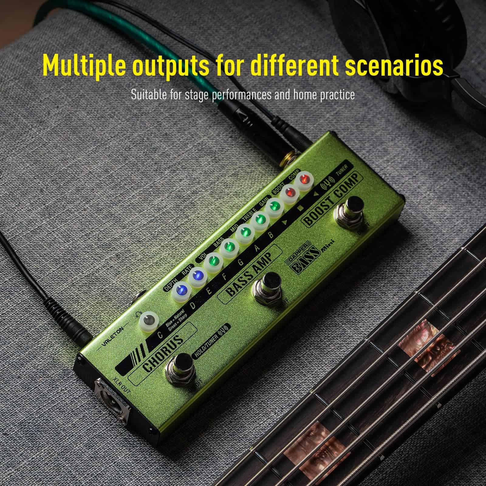 Valeton MES-2 Dapper Bass Mini Effect Strip - Imagen 5