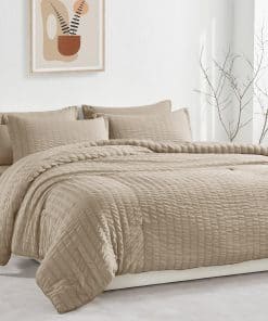 Set de Edredón Seersucker JELLYMONI tamaño Completo con