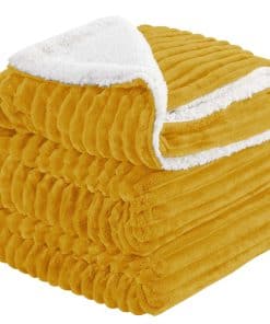 INFIIXSO Manta de Tamaño King de Sherpa Fleece - Súper