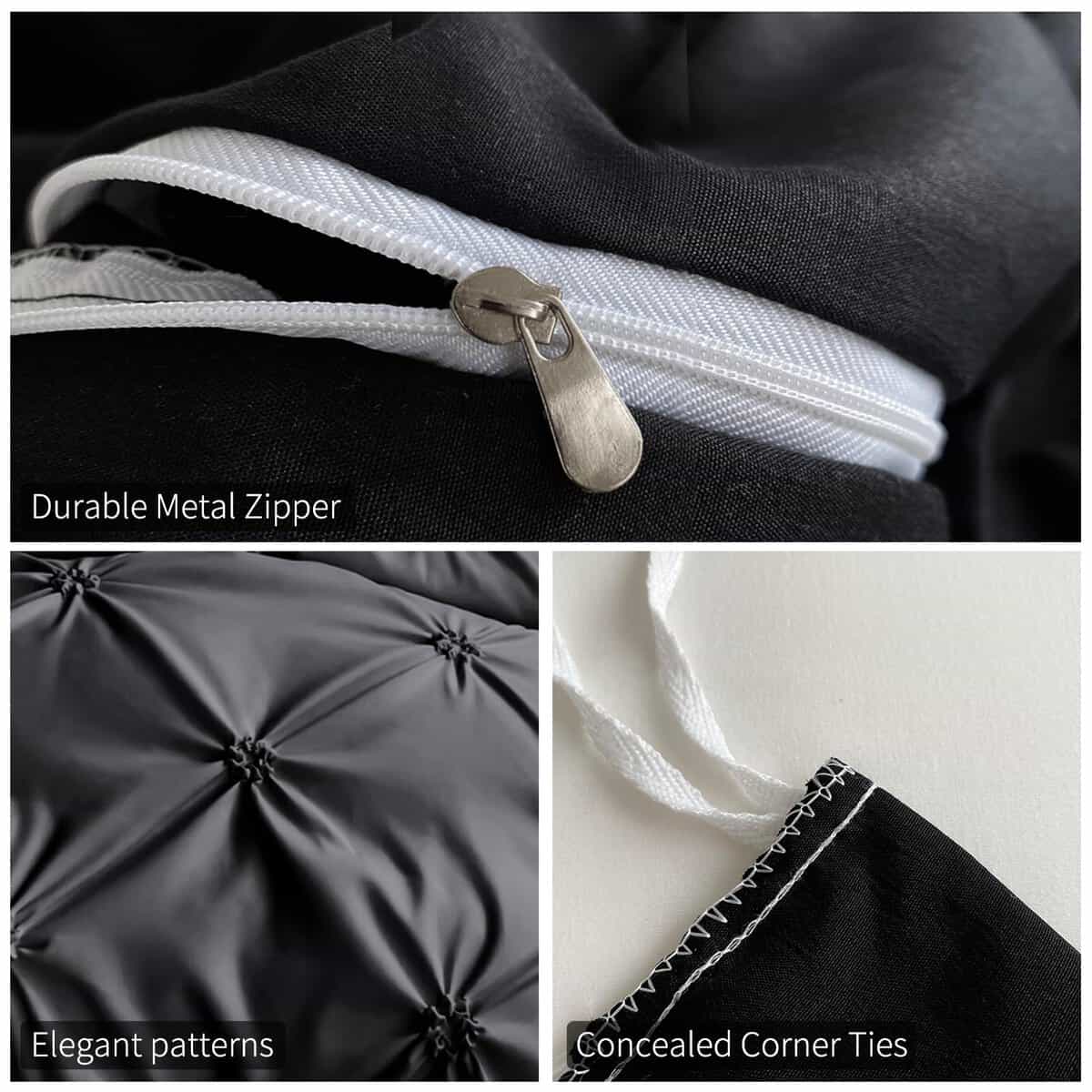 Juego de Funda Nórdica Rvciby con Pliegues y Flores para - Imagen 6