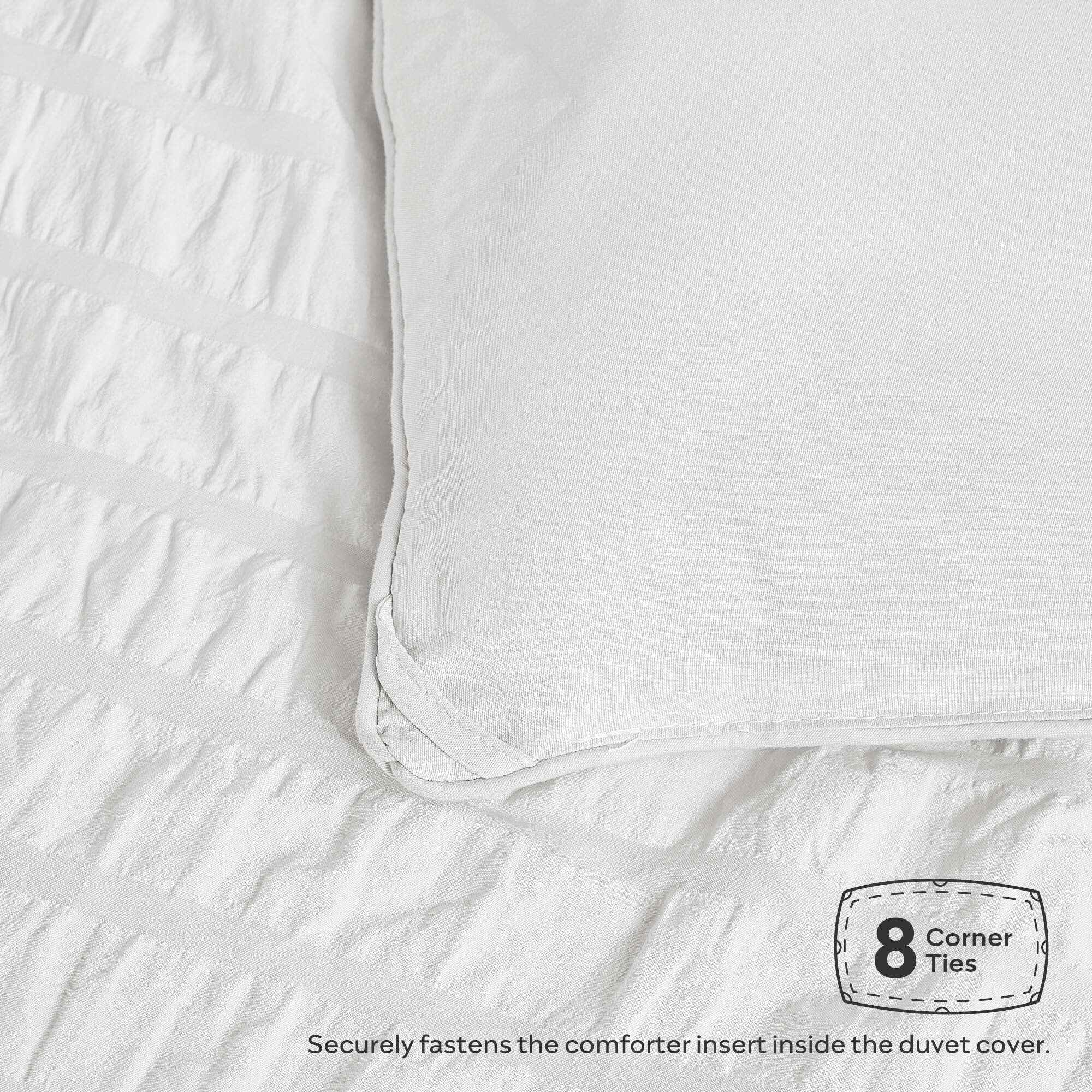 Juego de Edredón Jellymoni Seersucker Tamaño -Blanco - Imagen 8