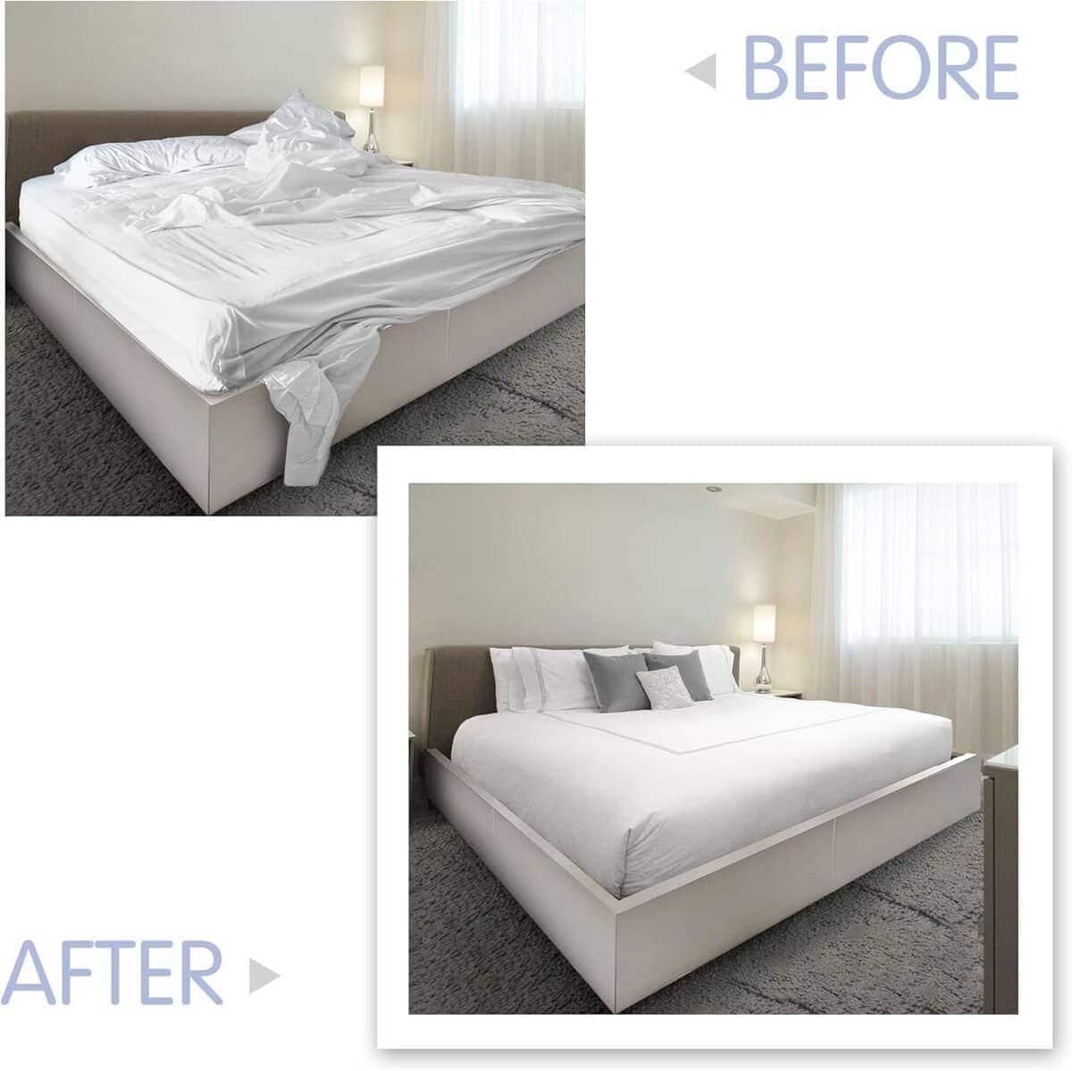 Grip N Hold - Sujetadores de sábanas, discretos, - Imagen 6