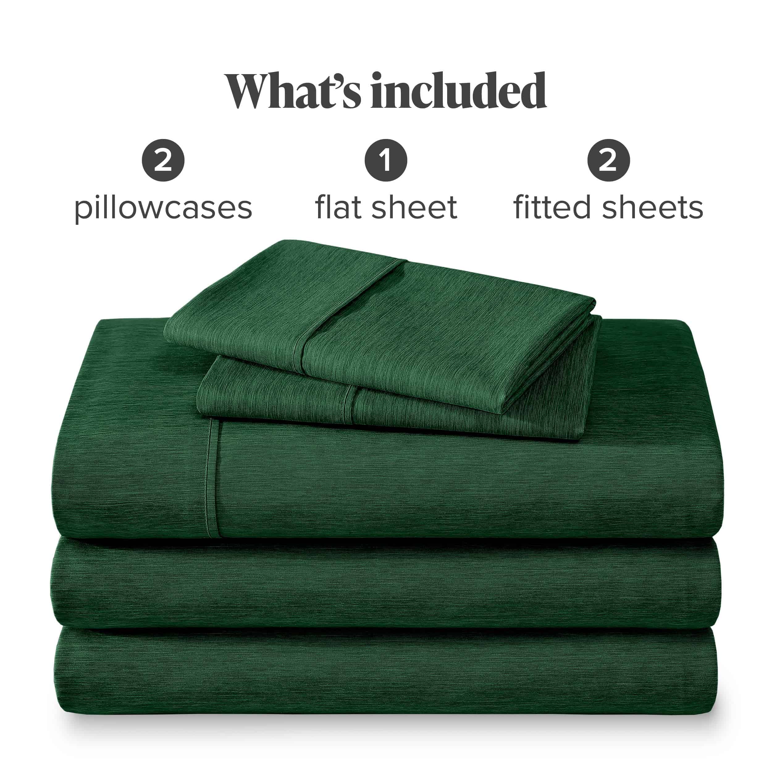 Juego de sábanas divididas Bare Home Split -Verde Bosque Jas - Imagen 9