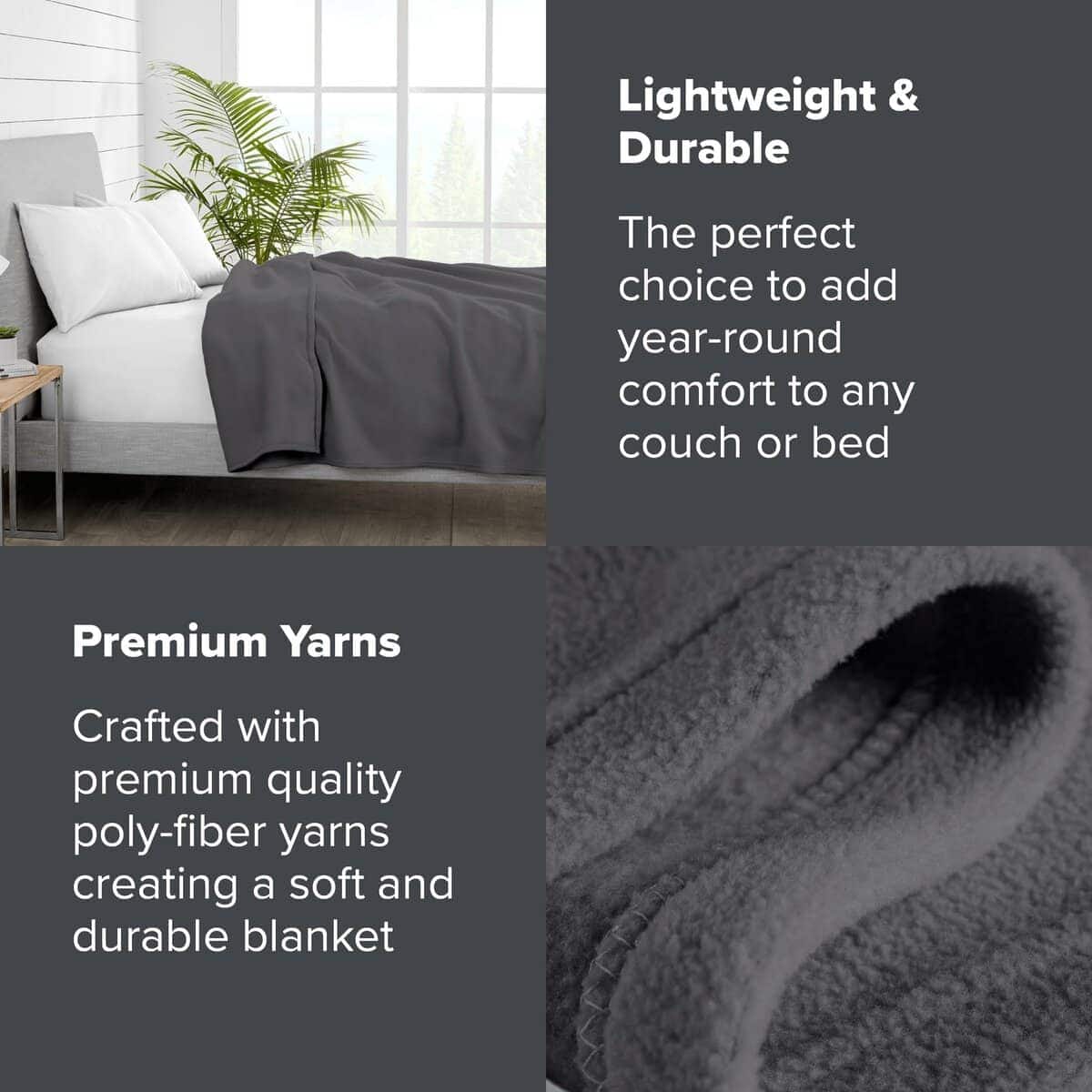 Manta de Polar Bare Home - Extra Larga - Cálida y Acogedora - Imagen 4