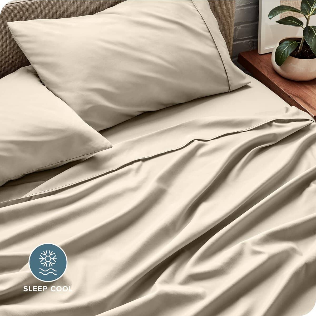 Juego de sábanas ajustables Bare Home Split King - - Imagen 6