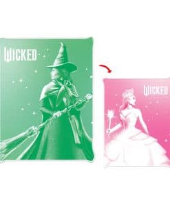 Manta de Felpa Doble Cara Silver Buffalo Wicked Glinda y
