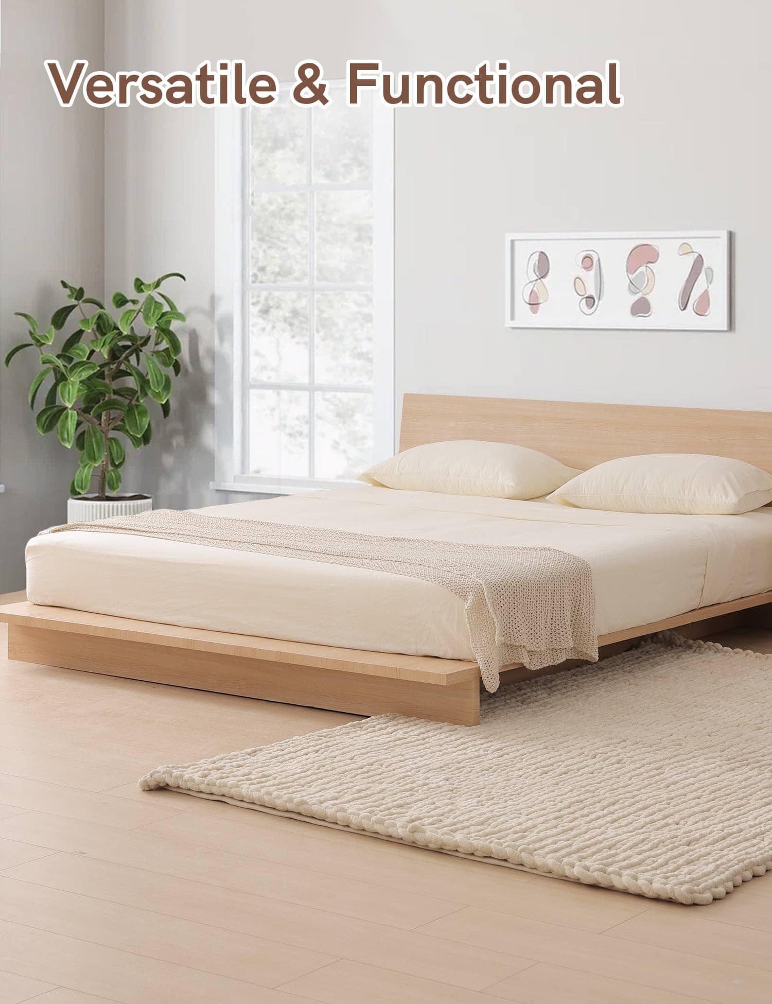 Manta de Punto Grueso de Algodón FIYARA, Manta de Punto - Imagen 5