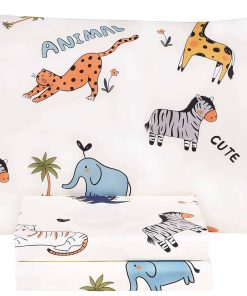 Juego de sábanas de 3 piezas para cama individual con