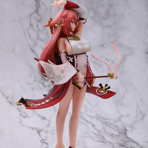 Figura G-I Yae Miko 1/7 9.8IN Lady Guuji del Grand Narukami - Imagen 6