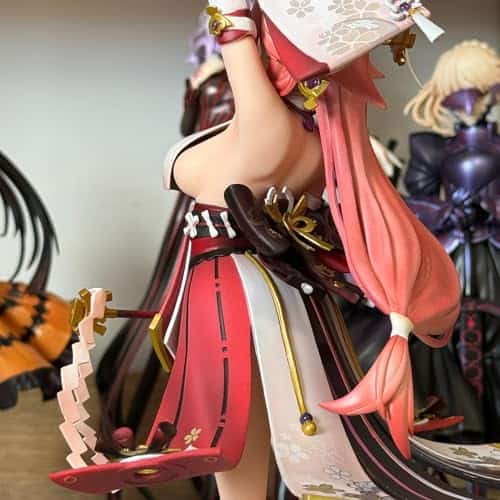Figura G-I Yae Miko 1/7 9.8IN Lady Guuji del Grand Narukami - Imagen 9