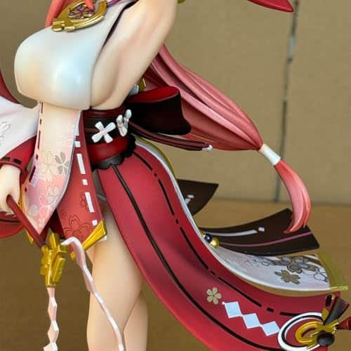 Figura G-I Yae Miko 1/7 9.8IN Lady Guuji del Grand Narukami - Imagen 8