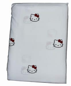 Juego de Sábanas de Algodón Hello Kitty de -Lazos Rojos