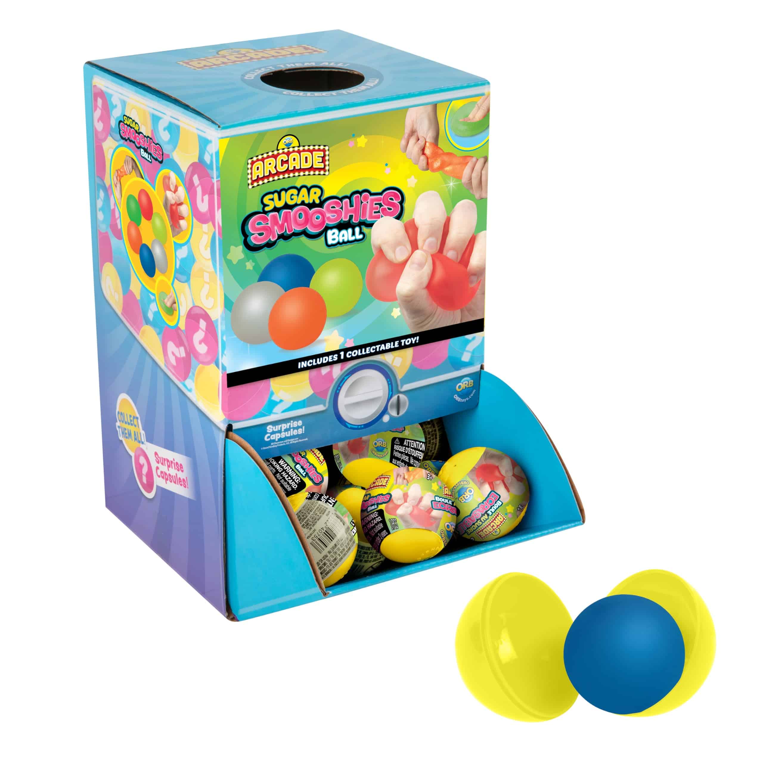 ORB Arcade Sugar Smooshies Balls - 48 Cápsulas Individuales - Imagen 4