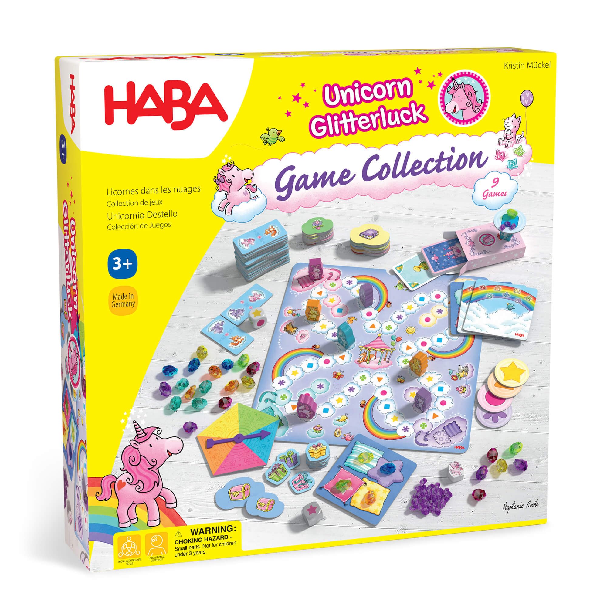 Colección de Juegos de Unicornio Glitterluck de HABA -