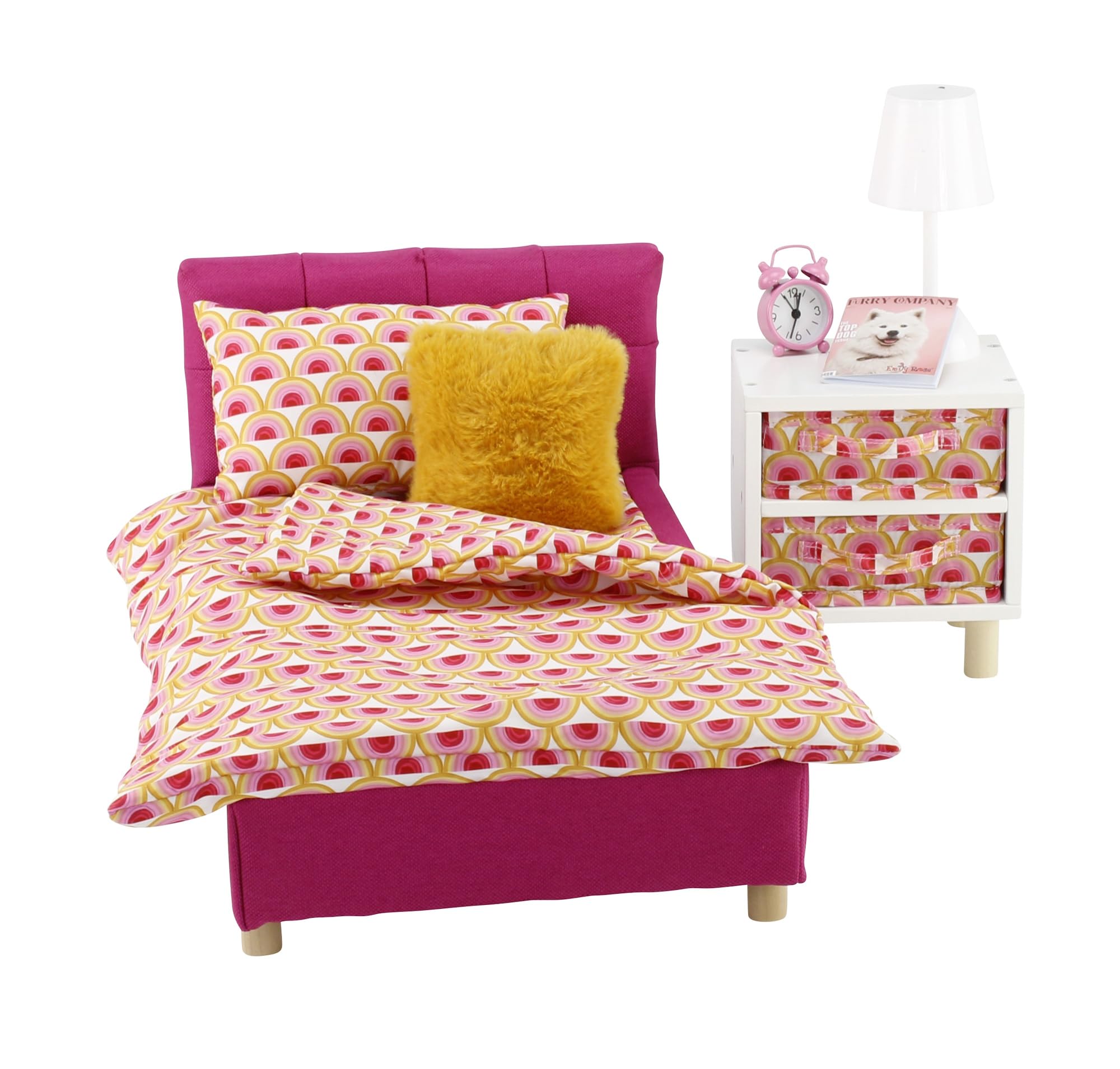 Emily Rose Nuevo Set de Dormitorio para muñecas de 18" - - Imagen 4