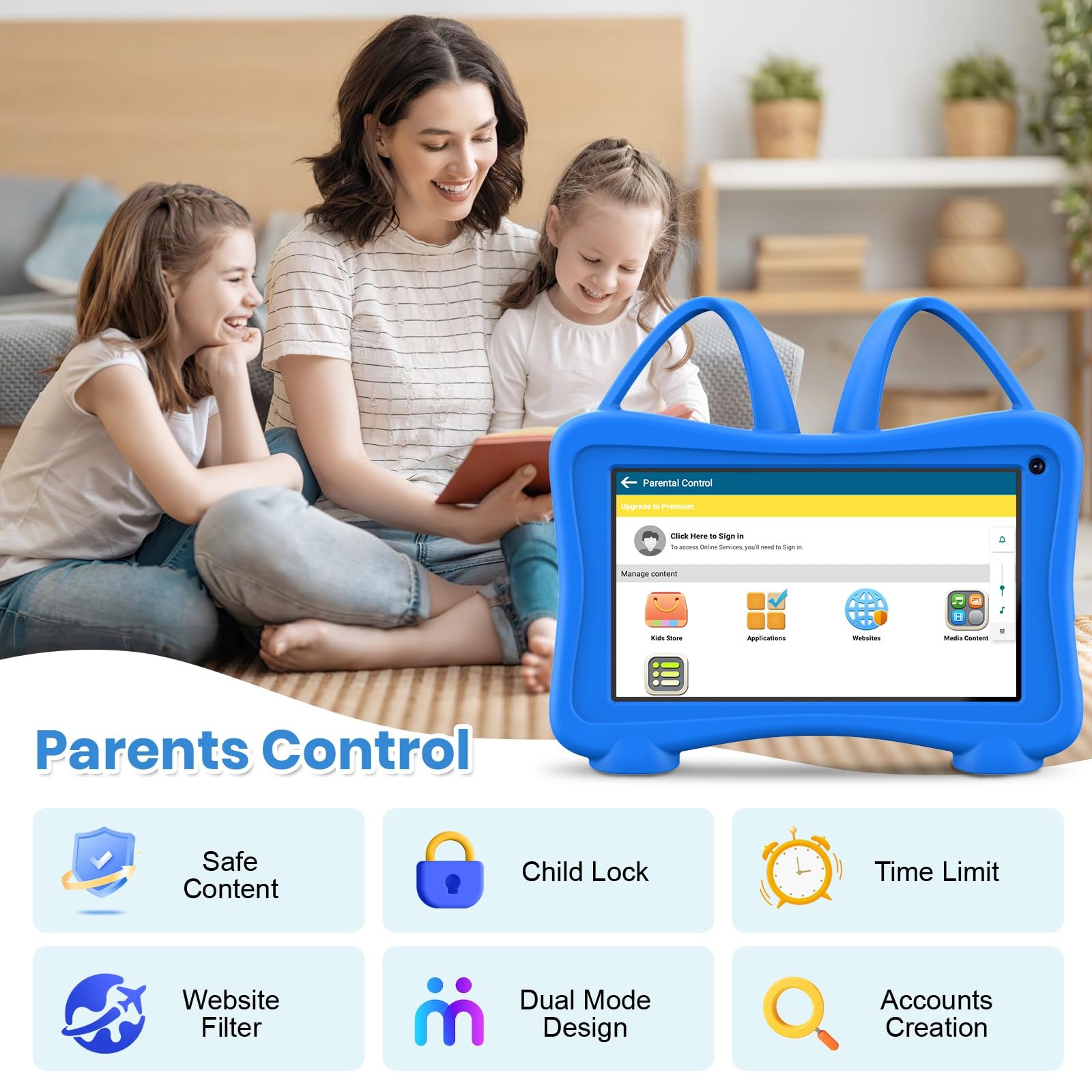 Tableta para Niños 7 Pulgadas, Tablet para Niños - Imagen 3