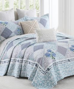 Colcha de Cama de Gran Tamaño de 100% Algodón FineStichery