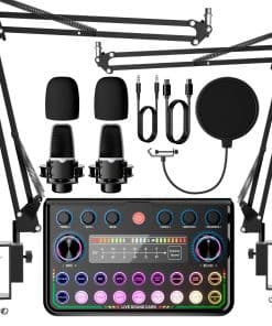 Paquete de Equipo de Podcast SINWE para 2, Interfaz de