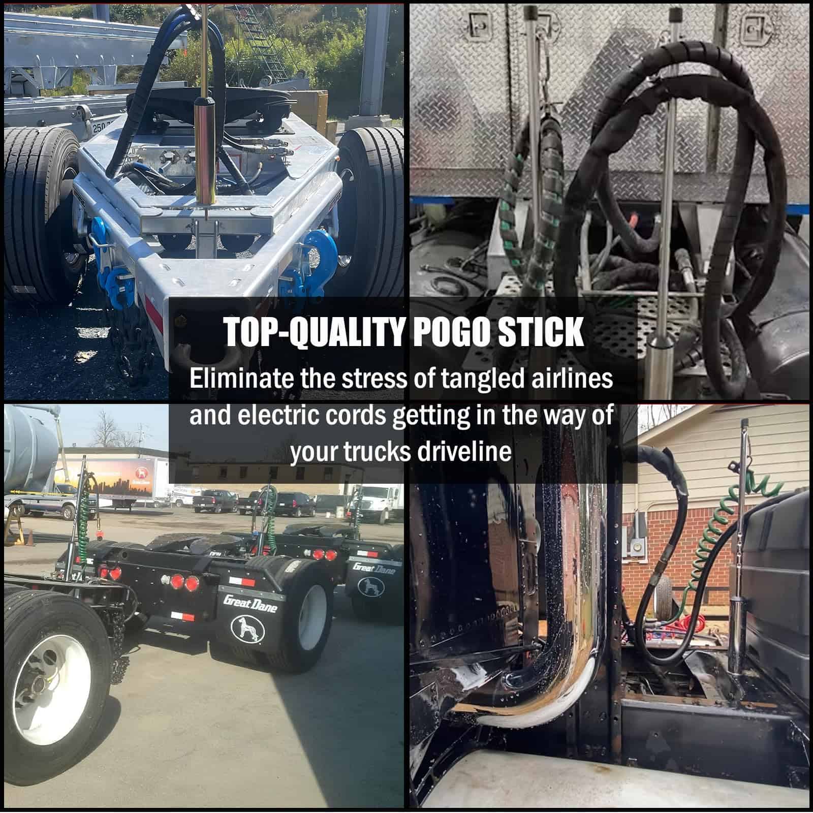 Pogo Stick para Semi Camión de 24" Swivel Vitonsbay,Pogo - Imagen 6
