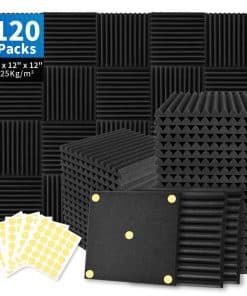 Panel de Espuma Acústica Focusound 120 Pack 1" x 12" x 12"