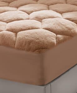 TEXSTEAD Protector de Colchón Acolchado de Piel Sintética