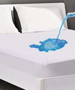 Protector de colchón impermeable TEXTURE & LOOMS, cubierta