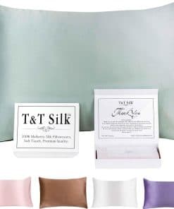 Funda de Almohada de Seda 100%, 25 Momme Funda de Almohada