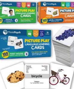 ThinkPsych 450 Tarjetas de imágenes gruesas para terapia