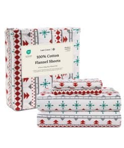 Juego de sábanas King de franela 100% algodón LANE LINEN -