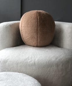 Almohada Redonda de Bola Arvely Toscana Almohada Decorativa