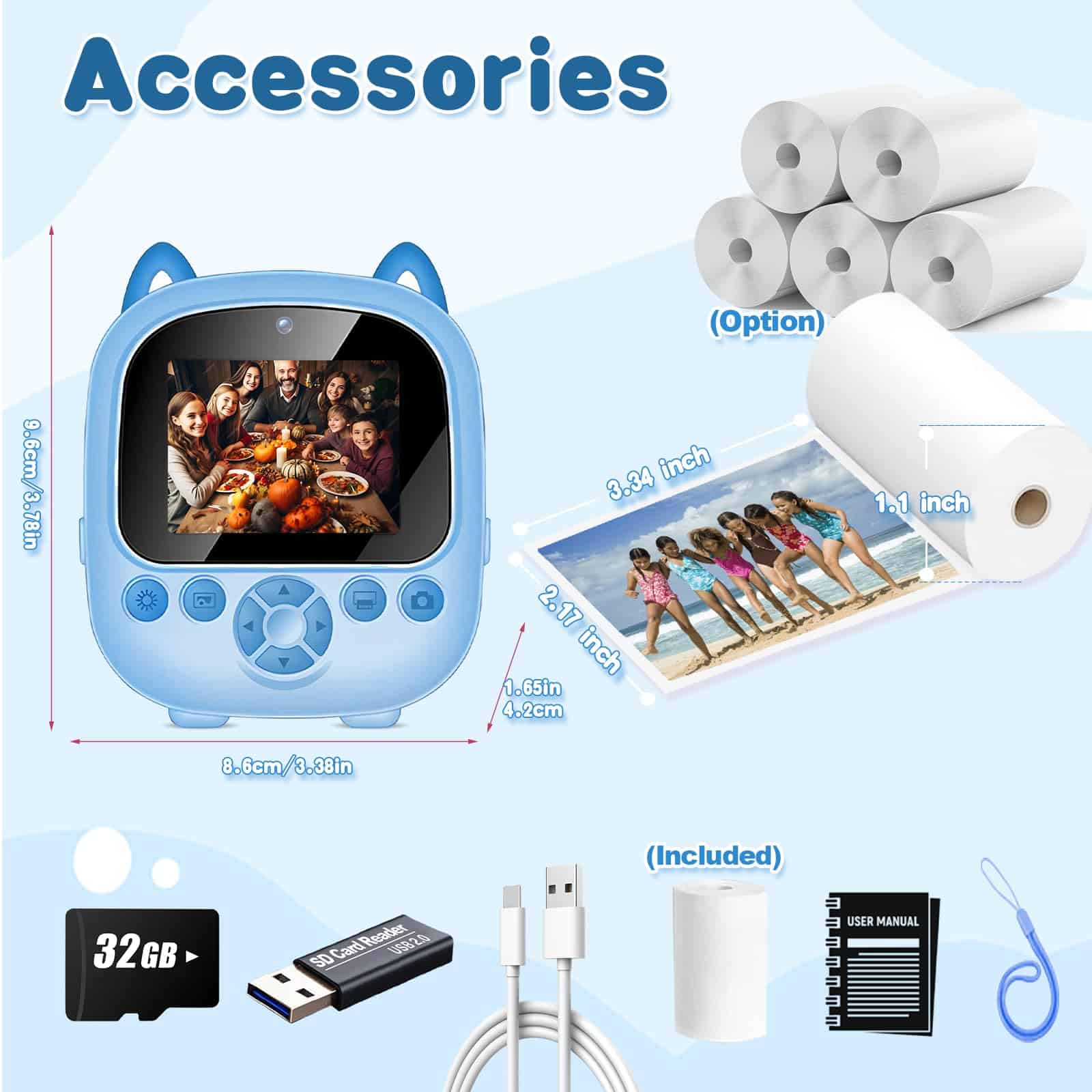 Cámara para Niños CILSER Instant Print, Regalos de - Imagen 8