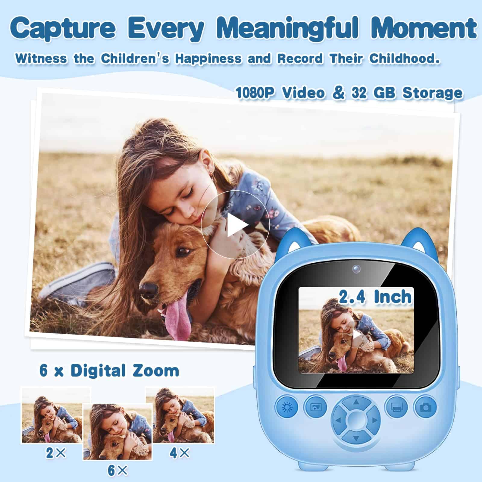 Cámara para Niños CILSER Instant Print, Regalos de - Imagen 5