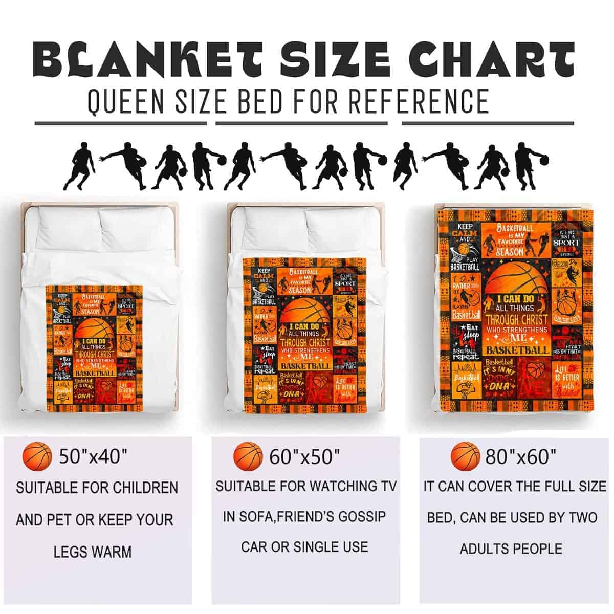 Manta de Baloncesto para Niños y Niñas Manta de Tiro de - Imagen 8