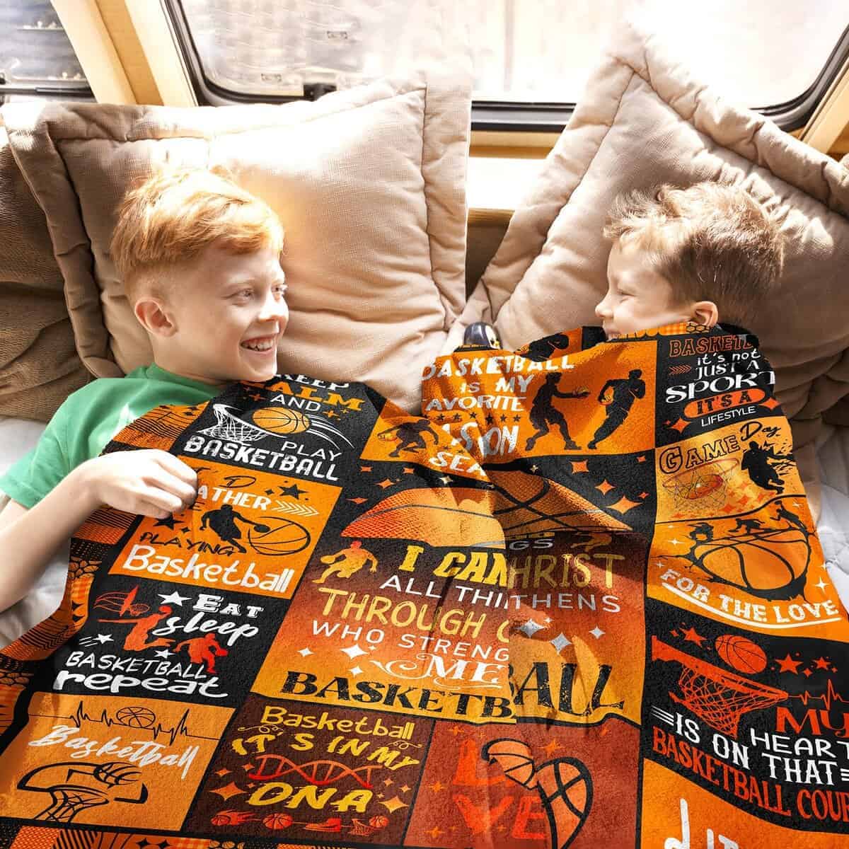 Manta de Baloncesto para Niños y Niñas Manta de Tiro de - Imagen 4