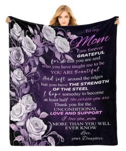 Manta de Franela PINKBAY para mi Mamá, 50x60 pulgadas -