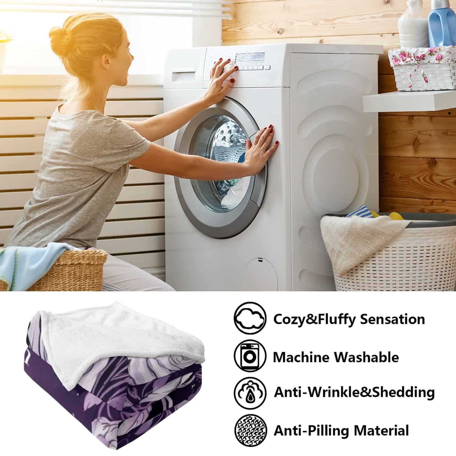 Manta de Franela PINKBAY para mi Mamá, 50x60 pulgadas - - Imagen 8