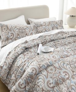 Edredón de Algodón SahSahCasa Tamaño Queen, Set de Edredón