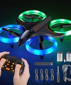 Mini Drone para Niños, LED RC Drone, Quadcopter RC de