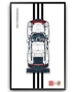 Tablero de exhibición para Lego Technic 42096 Porsche 911