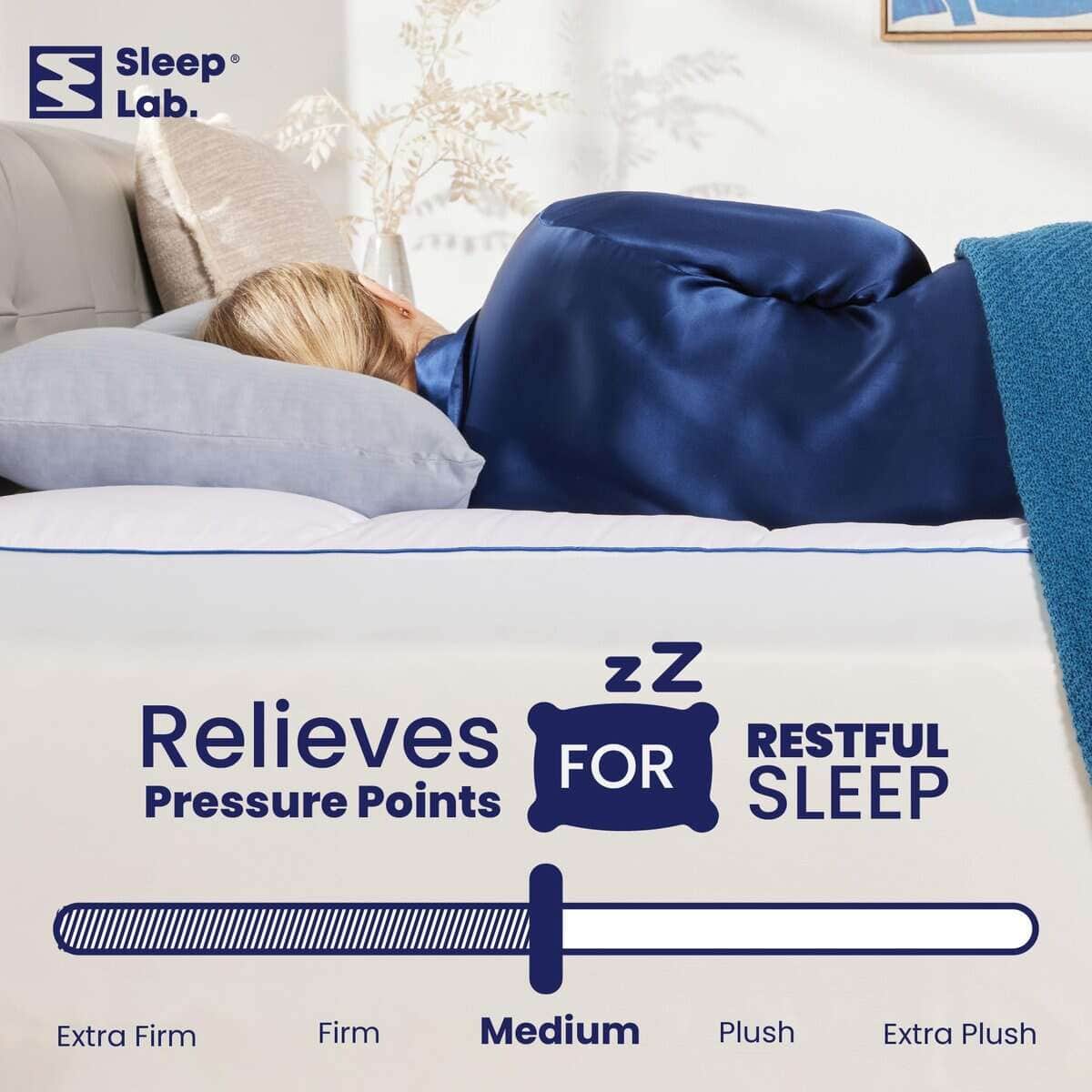 Topper de colchón de espuma viscoelástica de 4 pulgadas de - Imagen 4