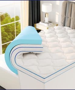 Sleep Lab Cubierta de Colchón de Espuma con Memoria de