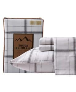 Nuevo Temporada - Juego de sábanas Queen de Franela 100%