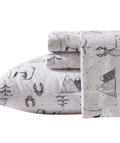 Juego de sábanas de franela de algodón Queen New Season